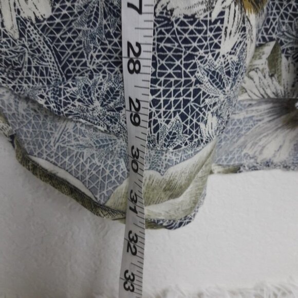 Index Men Button Down Hawaiian Shirt XL Flowers - Picture 4 of 5